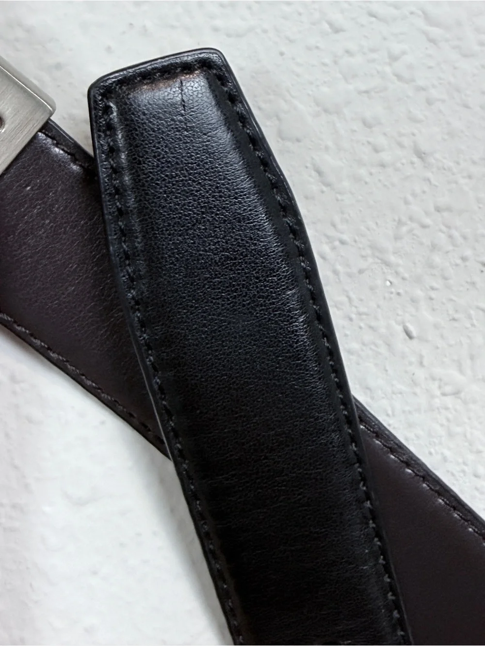 Nike Men’s Reversible Black & Brown Leather Belt 36